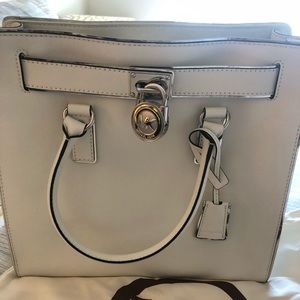 Michael Kors Hamilton Specchio Leather Tote